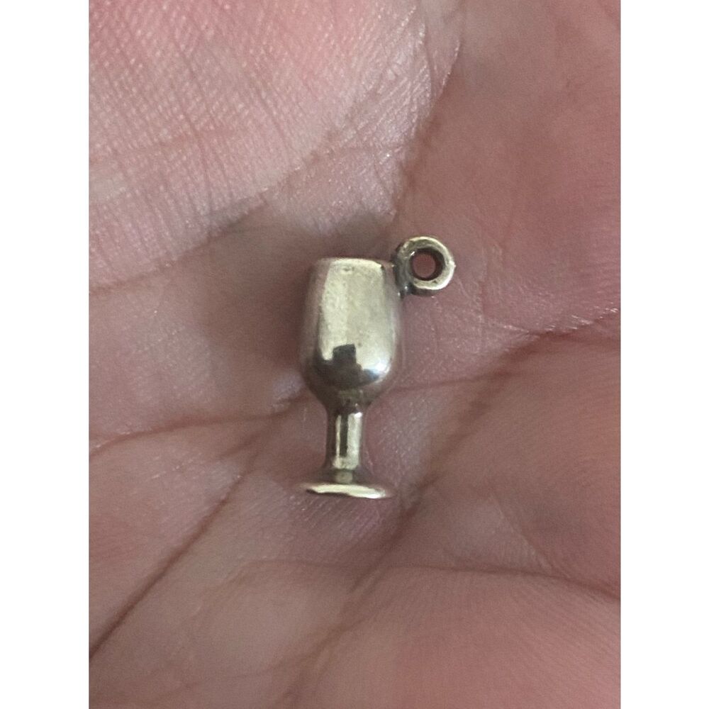 James Avery Retired Wine Glass/Goblet Charm